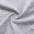 Yong Horse Men s Contrast Color Crewneck Long Sleeve Basic T Shirt Top Light gray   gray XXL