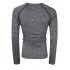 Yong Horse Men s Long Sleeve Quick Dry Athletic T Shirt Compression Sports Tops 03 blue gray S