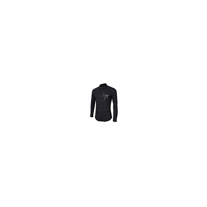Yong Horse Men's  Sleeve Shirt Black XL
