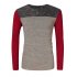Yong Horse Mens Casual Slim Fit Long Sleeve Contrast Color Henley Neck T Shirt BTMH