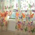 Yong8 Home Use Curtain Butterfly Print Window Panel Curtains Sheer Room Divider Curtain for living room bedroom