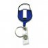 Yongshida Carabiner Style Retractable ID Card Reel Split Ring Strap Clip Pack of 8