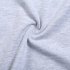 Young Horse Men Cotton Contrast Lapel Short Sleeve Slimming Polo Shirt Grey 5XL