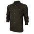 Young Horse Men s Fashion Print Long Sleeve Button Down Shirt M