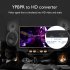Ypbpr R L To HD MI Converter 1080p Video Audio Adapter Splitter For Dvd Hdtv Monitor Projector black