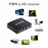 Ypbpr R L To HD MI Converter 1080p Video Audio Adapter Splitter For Dvd Hdtv Monitor Projector black