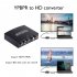Ypbpr R l To Compatible Forhdmi Converter 1080p Video Audio Adapter Splitter For Dvd Hdtv Monitor Projector EU Plug