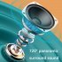 Ys 219 Karaoke Machine With Dual Microphones Change Voice Functions Portable Speaker Studio Subwoofer AUX TF Card U Disk Player For Party Meeting black