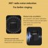 Ys 219 Karaoke Machine With Dual Microphones Change Voice Functions Portable Speaker Studio Subwoofer AUX TF Card U Disk Player For Party Meeting black