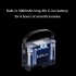 Ys 219 Karaoke Machine With Dual Microphones Change Voice Functions Portable Speaker Studio Subwoofer AUX TF Card U Disk Player For Party Meeting black