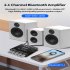 Ys tb21s 2 1 channel Bluetooth Audio Amplifier Board Module Subwoofer Midrange Treble Adjustable Black