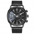 Oulm HP-3640 Men Quartz Watch - Black
