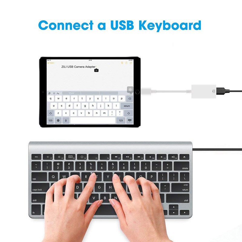 USB OTG Conversion Cable Electric Piano Keyboard Microphone USB Adapter for Pro max iOS iOS 13 
