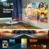 Yt400 Ultra Portable Mini  Projector Home High definition Movie Video Projector Home Theater Cinema Player Home Entertainment Yellow gray US plug