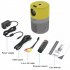 Yt400 Ultra Portable Mini  Projector Home High definition Movie Video Projector Home Theater Cinema Player Home Entertainment Yellow gray US plug