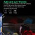 Yt500 Home Mini Projector Miniature Children Led Mobile Phone Projector Built in Speaker Portable Media Player yellow EU Plug