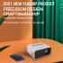 Yt500 Home Mini Projector Miniature Children Led Mobile Phone Projector Built in Speaker Portable Media Player yellow EU Plug
