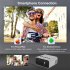 Yt500 Home Mini Projector Miniature Children Led Mobile Phone Projector Built in Speaker Portable Media Player yellow US Plug