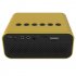 Yt500 Home Mini Projector Miniature Children Led Mobile Phone Projector Built in Speaker Portable Media Player yellow US Plug