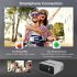 Yt500 Home Mini Projector Miniature Children Led Mobile Phone Projector Built in Speaker Portable Media Player yellow EU Plug