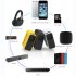 Yt500 Home Mini Projector Miniature Children Led Mobile Phone Projector Built in Speaker Portable Media Player yellow EU Plug