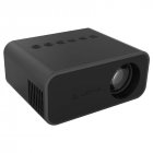 Yt500 Home Mini Projector Media Player Miniature Children Led Projector Black