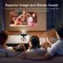 Yt500 Home Mini Projector Miniature Children Led Mobile Phone Projector Built in Speaker Portable Media Player White US Plug