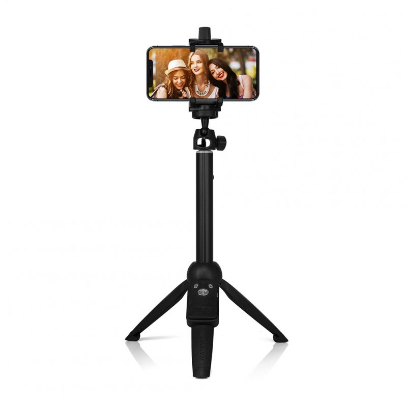 YunTeng YT-9928 Multifunction Selfie Stick Tripod with Bluetooth Remote Shutter  black