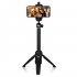 YunTeng YT 9928 Multifunction Selfie Stick Tripod with Bluetooth Remote Shutter  black