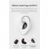 Yx01 Bluetooth compatible Headset Wireless In ear Mini Sports Earbuds Invisible Stereo Music Earphone White