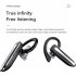 Yyk530 Bluetooth compatible Earphone Business Style Ear mounted Digital Display True Stereo Wireless Headset With Charging Bin black