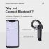 Yyk530 Bluetooth compatible Earphone Business Style Ear mounted Digital Display True Stereo Wireless Headset With Charging Bin black