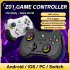 Z01 Games Controller Wireless Game Console 6 Axial Gyro Joystick Double Vibration Games Handheld Console High Precision Game Machine Compatible For Android IOS 