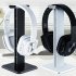 Z1 Universal Headphone Stand Acrylic Headset Earphone Stand Holder Display for Gaming Headsets black