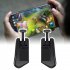 Z11 Mobile Game Auxiliary Handle Trigger Controller Ergonomic Gamepad Compatible For Ios Android Portable Phone Holder black