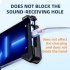 Z11 Mobile Game Auxiliary Handle Trigger Controller Ergonomic Gamepad Compatible For Ios Android Portable Phone Holder black