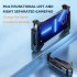 Z11 Mobile Game Auxiliary Handle Trigger Controller Ergonomic Gamepad Compatible For Ios Android Portable Phone Holder black