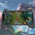 Z11 Mobile Game Auxiliary Handle Trigger Controller Ergonomic Gamepad Compatible For Ios Android Portable Phone Holder black