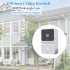 Z30 Doorbell Camera with Chime Wireless HD Video Night Vision 2 4ghz Wifi Smart Door Bell Two Way Audio Black