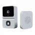 Z30 Doorbell Camera with Chime Wireless HD Video Night Vision 2 4ghz Wifi Smart Door Bell Two Way Audio White