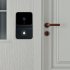 Z30Pro Doorbell Camera With Chime Wireless Video Night Vision 2 4GHZ WiFi Smart Door Bell 2 Way Audio Cloud Storage black