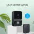Z30Pro Doorbell Camera With Chime Wireless Video Night Vision 2 4GHZ WiFi Smart Door Bell 2 Way Audio Cloud Storage black