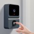 Z30Pro Doorbell Camera With Chime Wireless Video Night Vision 2 4GHZ WiFi Smart Door Bell 2 Way Audio Cloud Storage White