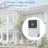 Z30Pro Doorbell Camera With Chime Wireless Video Night Vision 2 4GHZ WiFi Smart Door Bell 2 Way Audio Cloud Storage White
