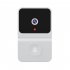Z30Pro Doorbell Camera With Chime Wireless Video Night Vision 2 4GHZ WiFi Smart Door Bell 2 Way Audio Cloud Storage White