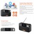 Z3B Dab FM Digital Radio Rechargeable Portable Pocket Radio with Telescopic Antenna Radios Player Black