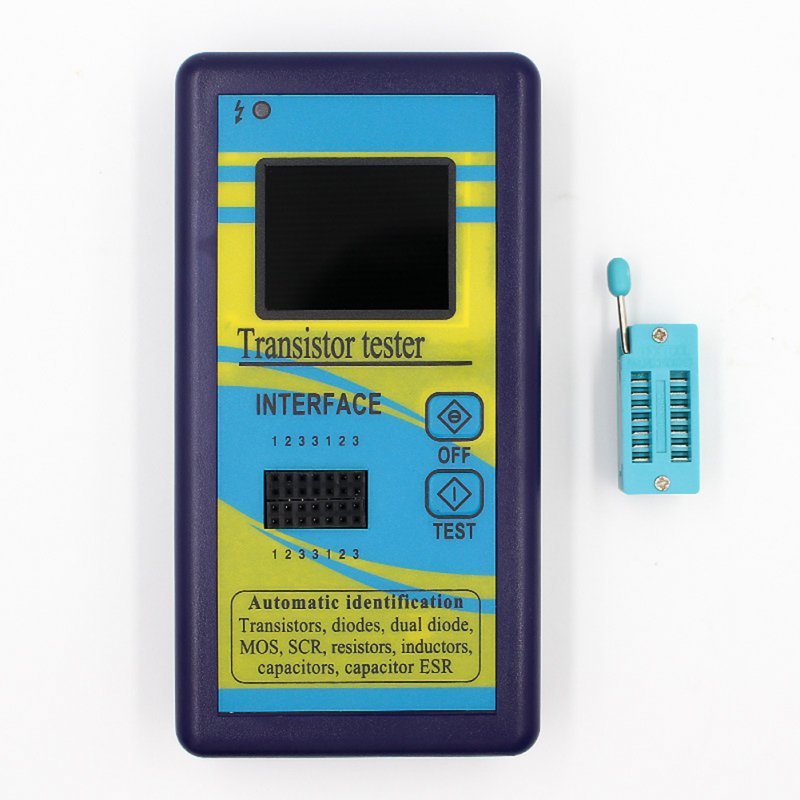 M328 Multi-purpose Transistor  Tester Colorful Screen Graphic Display Portable Resistor Inductance Capacitance Meter Esr Meter 
