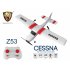 Z53 Remote Control Drone 182T 2 4Ghz 2CH Glider EPP Foam Aircraft with Gyroscope Protection Chip Low Power Protection Dual battery