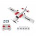 Z53 Remote Control Drone 182T 2 4Ghz 2CH Glider EPP Foam Aircraft with Gyroscope Protection Chip Low Power Protection Triple battery