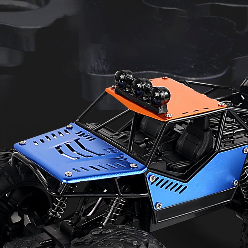 C021 RC Car With LED Light 4WD Remote Control Rock Crawler Off Road Vehicle Toys Birthday Christmas Gifts For Boys 